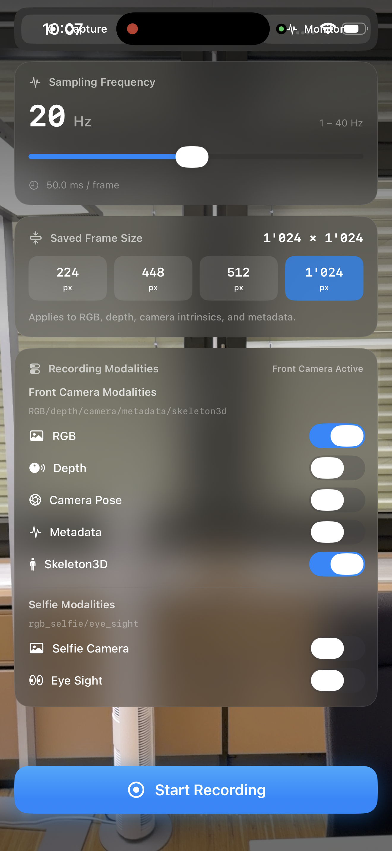 Modality & Frequency Selection